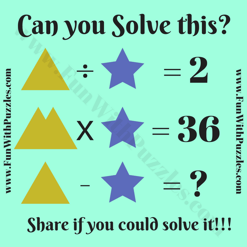 Maths Brain Teasers For Kids With Solution