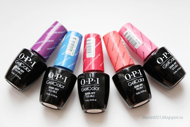 OPI gelcolor collection New Orleans весна 2016