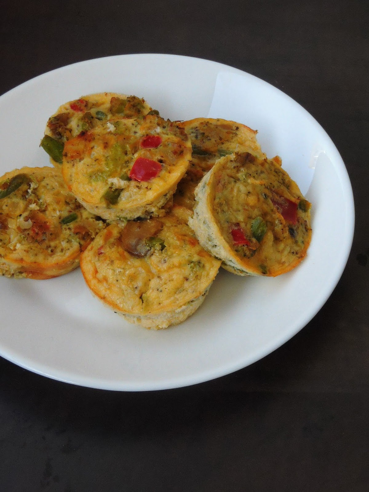Mini Crustless Mixed Vegetable Quiche Cook N Click