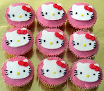 cupcakes de hello kittie