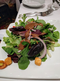salad at Ruth's Chris Steak House, Fresno, CA