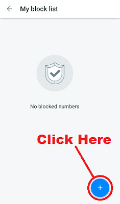 how to block number series in truecaller app