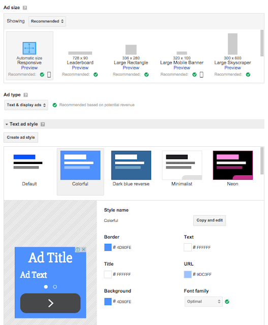 جعل إعلانات أدسنس تناسب موقعك الإلكتروني - الجزء الثاني (لون الإعلانات)