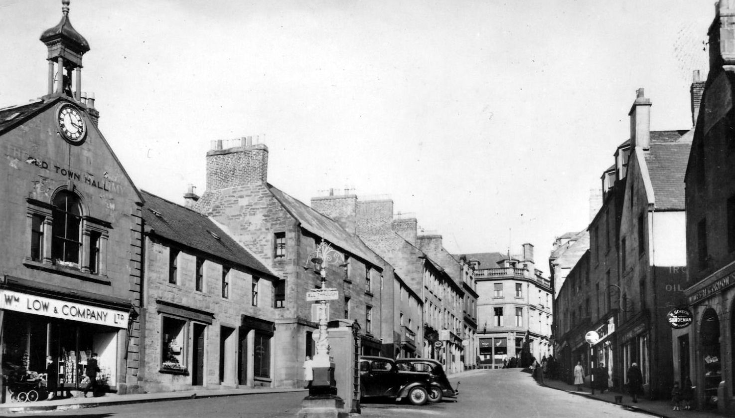 Tour Scotland Old Photographs High Street Brechin Scotland