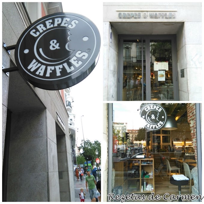 Crepes & Waffles en pleno centro de Madrid.