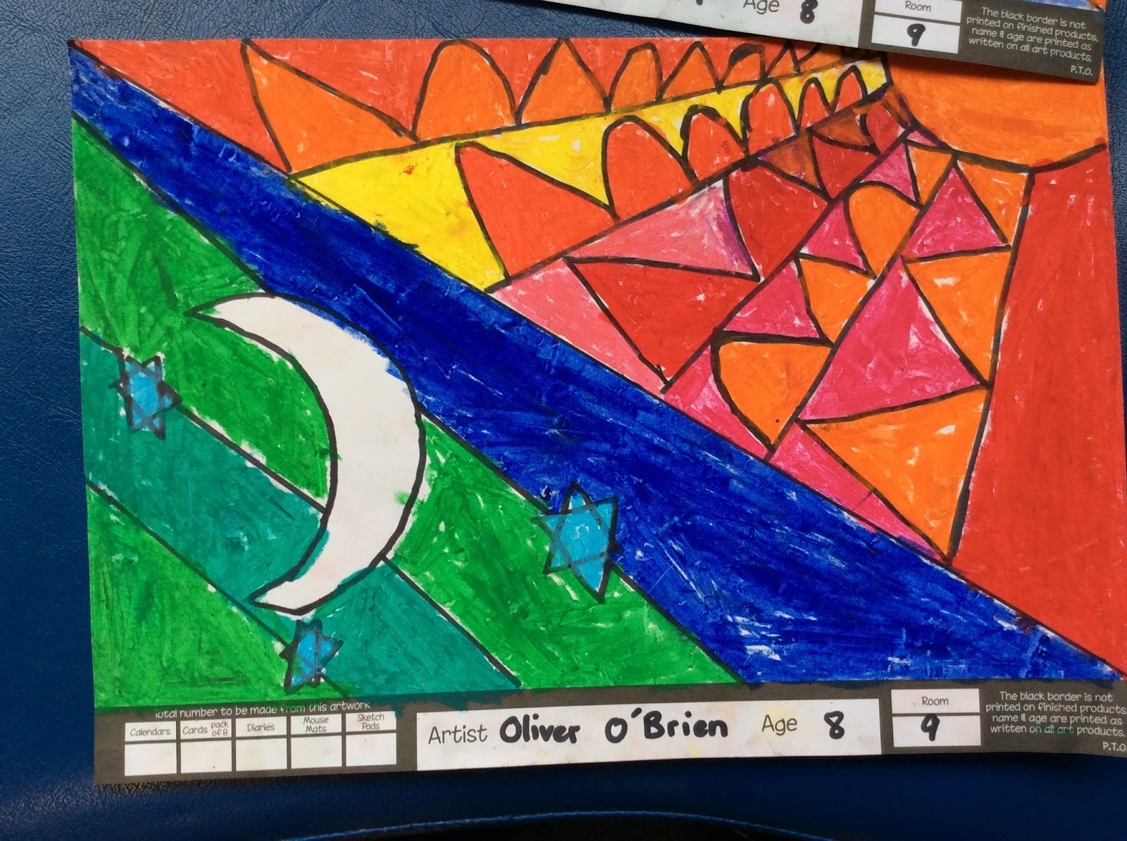 Room 9 Powerful Learners Calendar Art