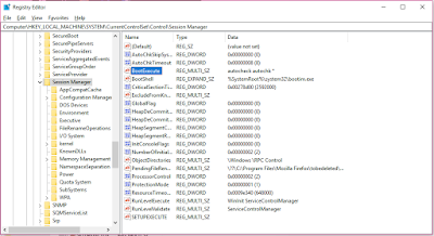 regedit session manager pengaturan regedit session manager