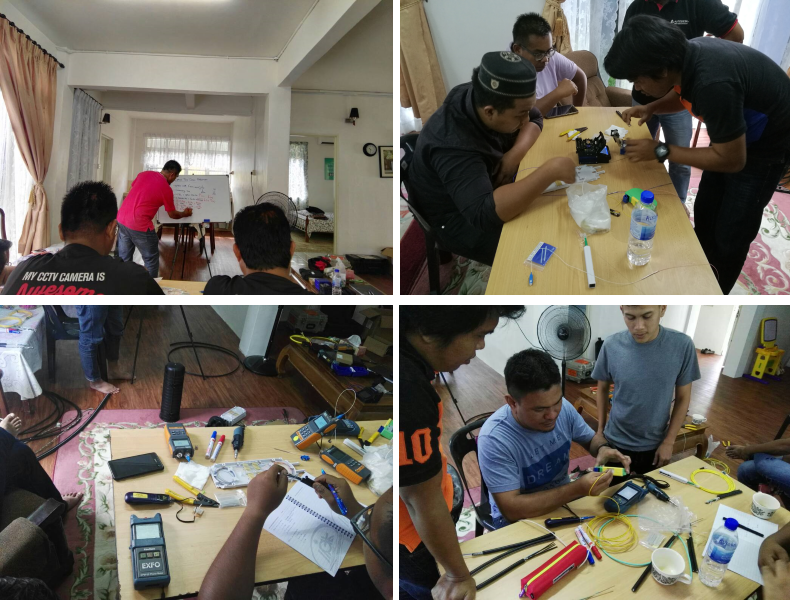 Malaysia Fiber Optic Expertise HANDSON FIBER OPTIC TRAINING FOR TECHNICIAN conducted by Soul