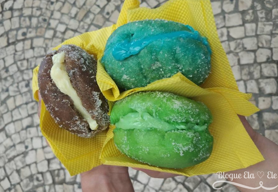 as bolas de berlim vegan dão cor a lisboa berlineta+ bolas de berlim coloridas + Lisboa + parque das nações+ vegan + receitas vegetarianas + bolas de berlim azuis e verdes + blogue português de casal + pedro e telma + ela e ele+ ele e ela