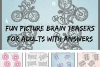 Fun Picture Brain Teasers for Adults with Answers