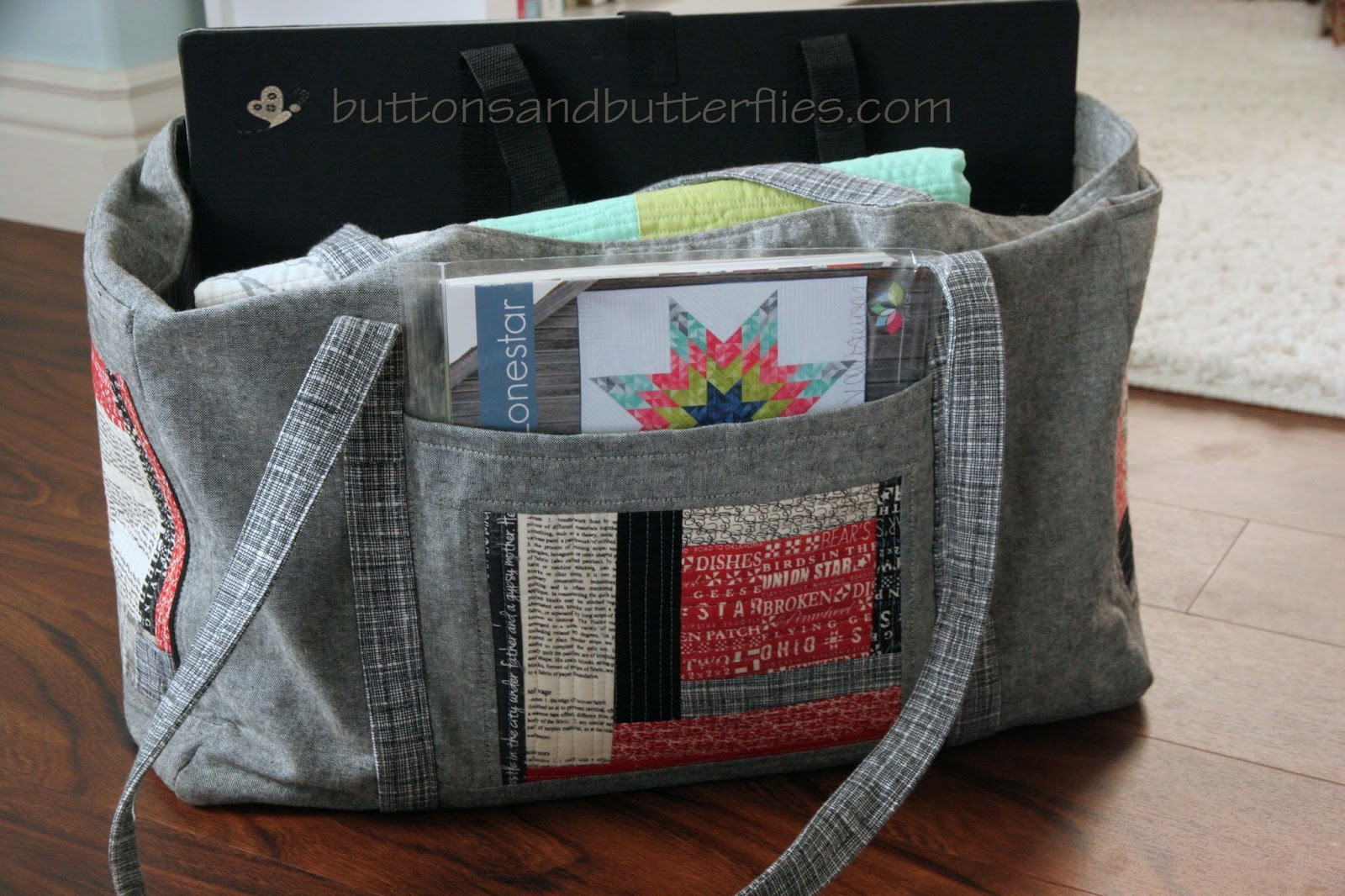 s pre-owned quilted-stitch tote bag