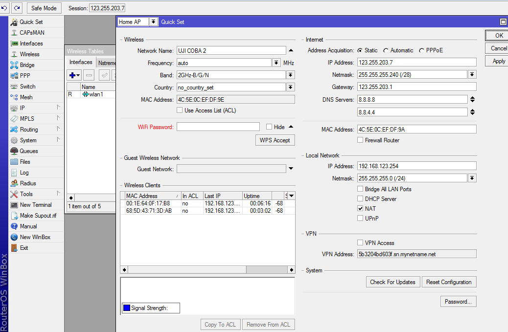 New project. Mikrotik rdp. Load preset. Load preset. Load preset.