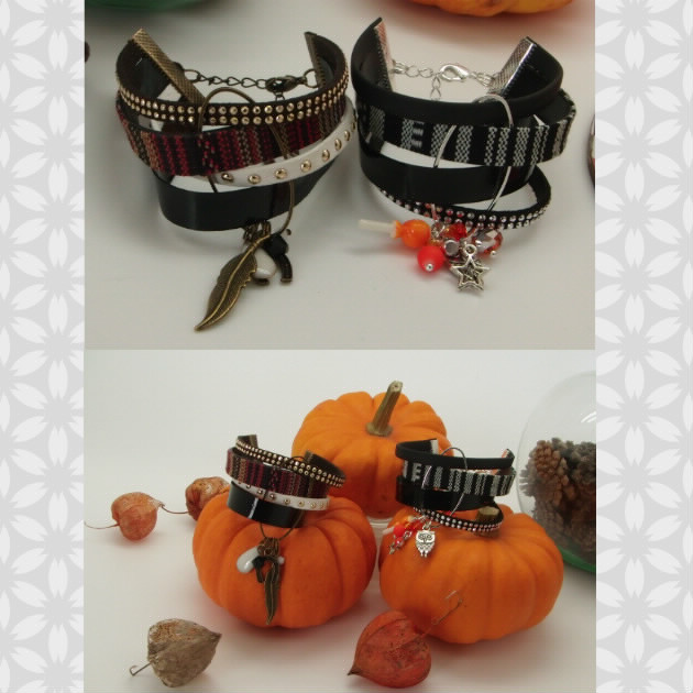 DIY, bijoux, bracelet, manchette, halloween, La Perle des Loisirs, tuto