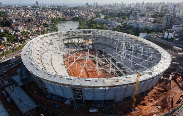 Arena Fonte Nova será uma das mais bonitas da Copa de 2014