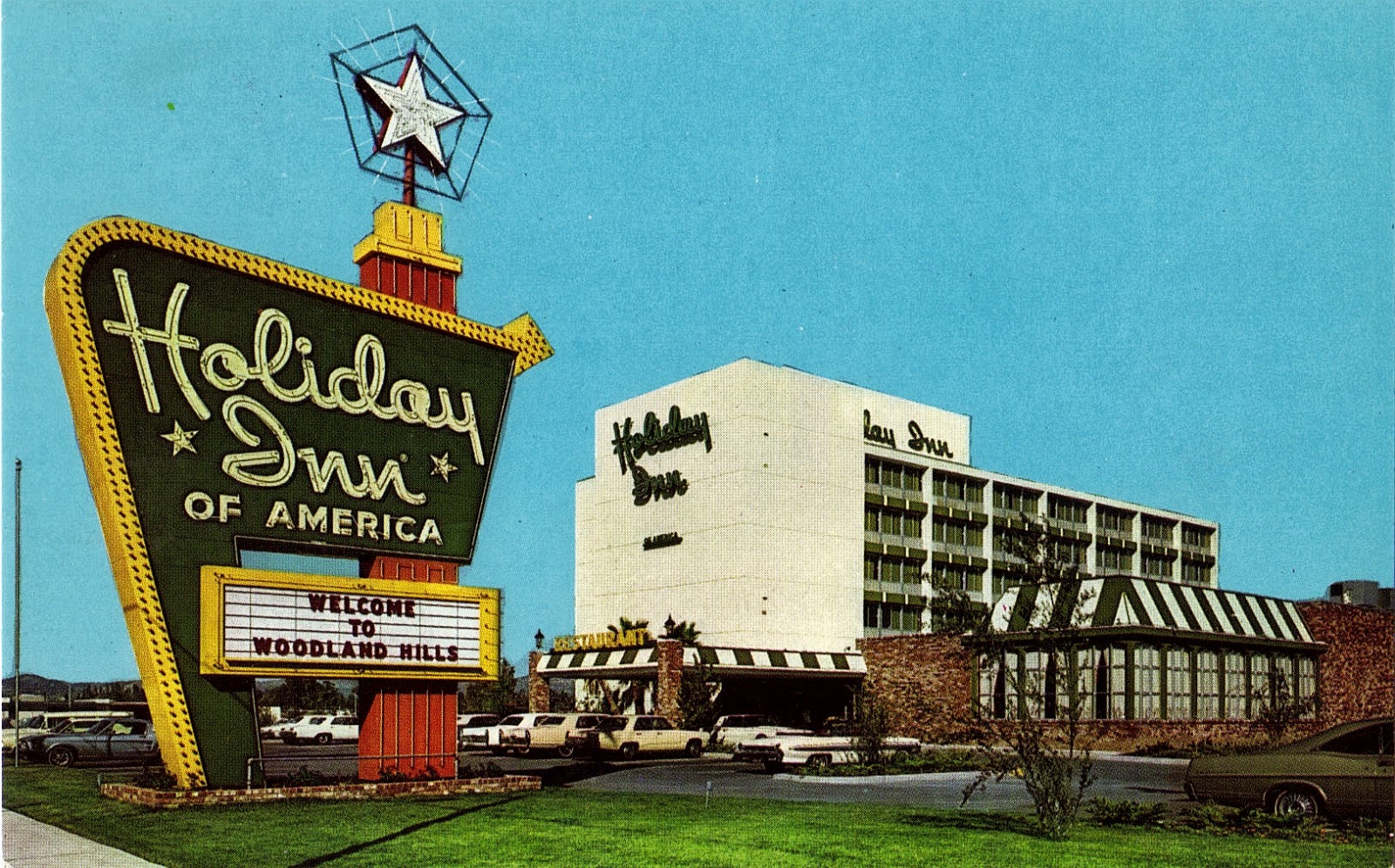 Holiday Inn in Woodland Hills Postcard | San Fernando Valley Blog