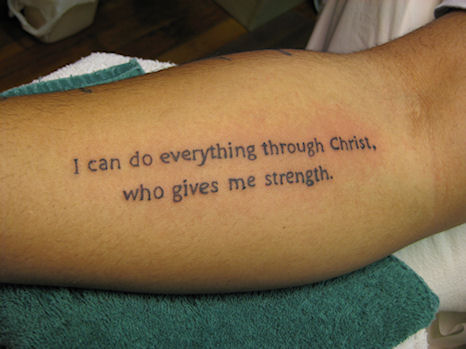 Tattoo Bible Quotes