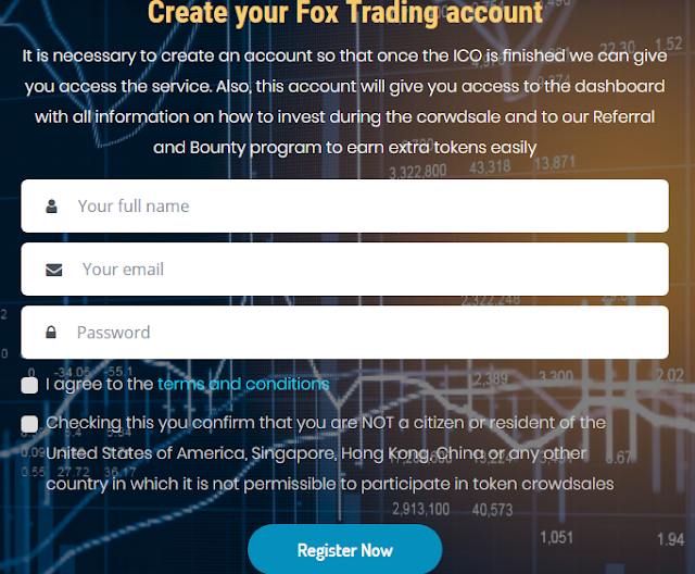 Register account and claim your FXT Token