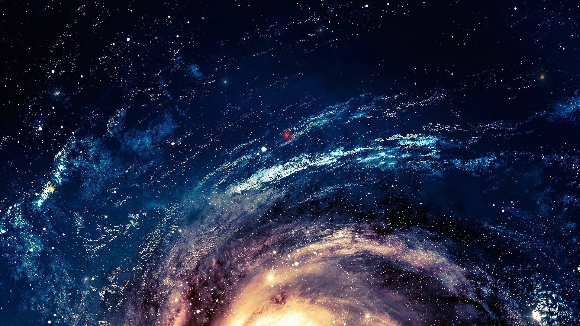 galaxy space stars background 4k