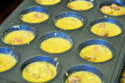 muffins in the pan