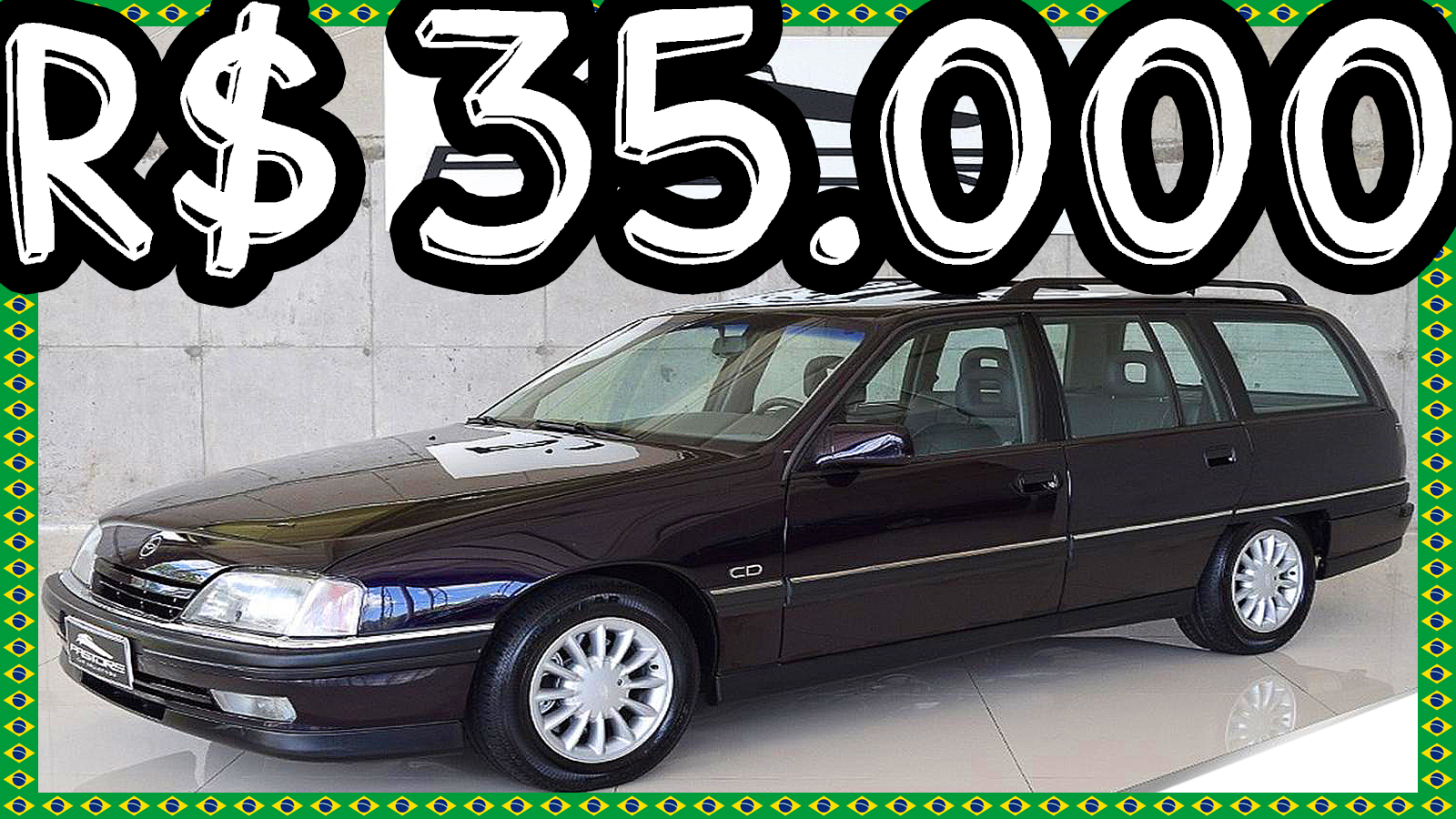 CARWP R 35.000 Chevrolet Omega Suprema CD Automática 1995 Azul