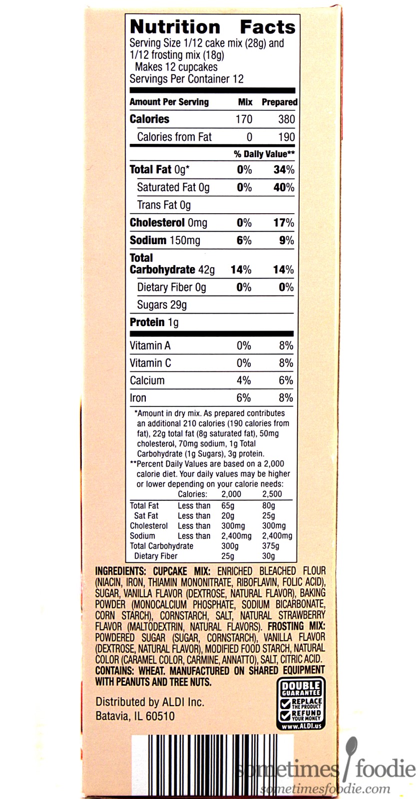 Sometimes Foodie Pantry Raid Strawberry Cupcake Mix From Aldi