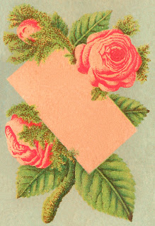 flower label blank crafting image digital download