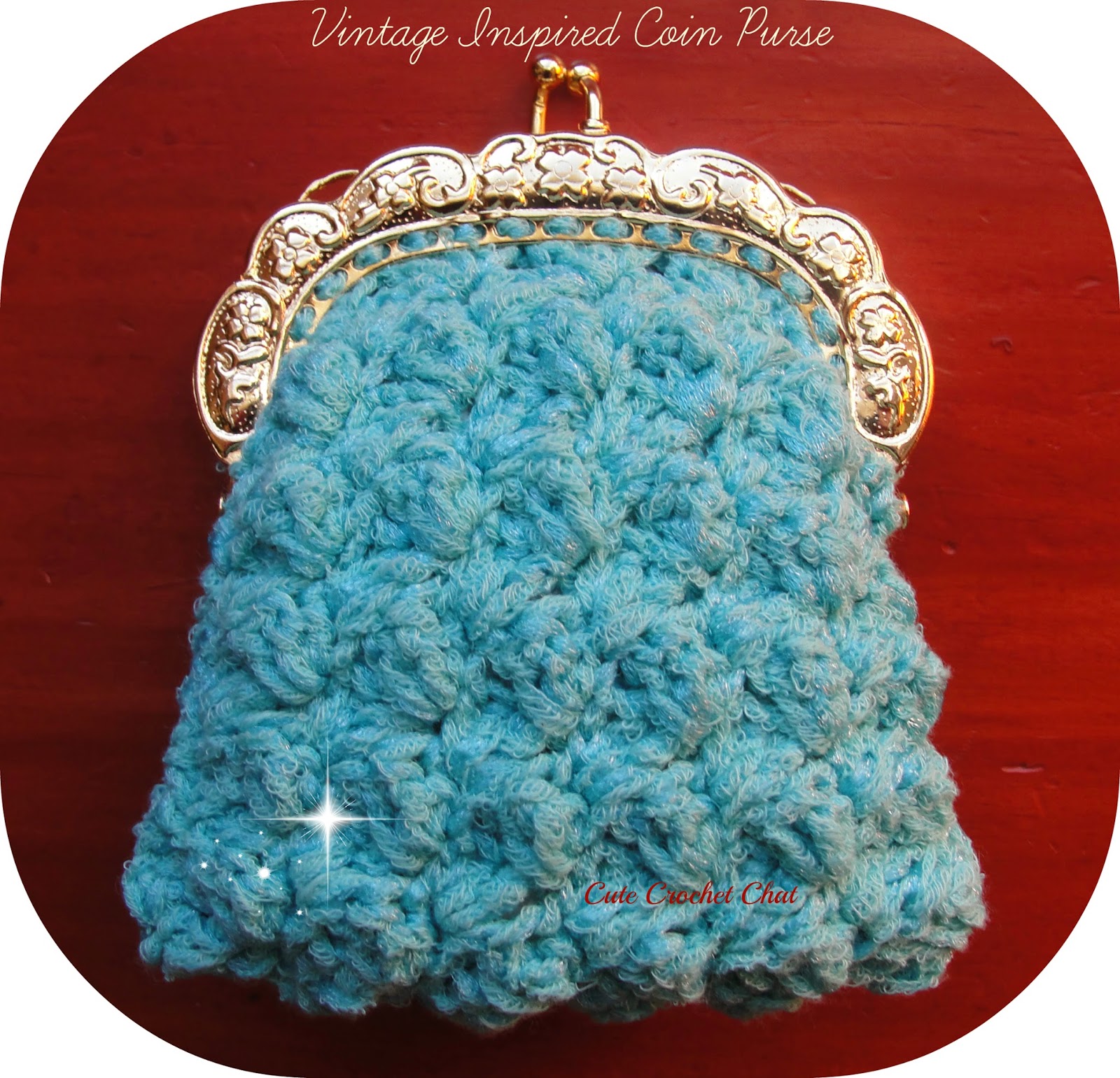 Cute Crochet Chat: Vintage Inspired Coin Purse Free Crochet Pattern
