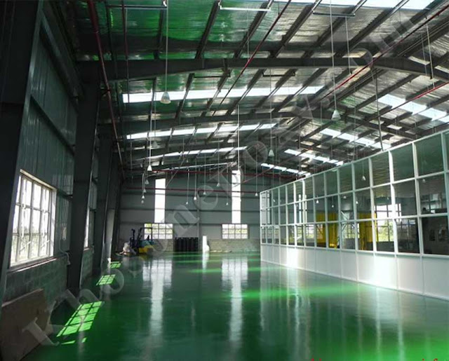 sơn epoxy sàn nhà xưởng