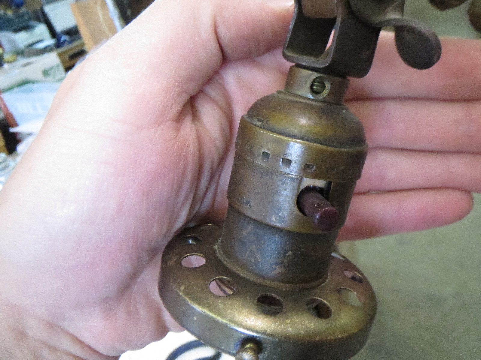 Lamp Parts and Repair Lamp Doctor Rewiring A Bridge Arm Floor Lamp