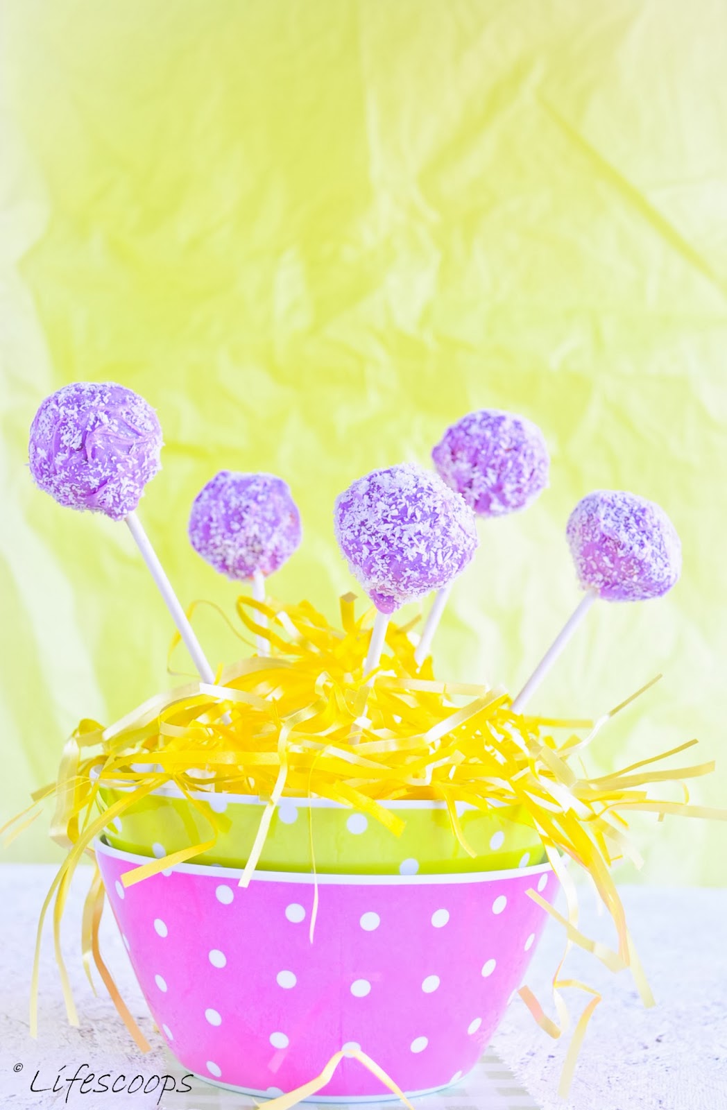Life Scoops Cake Pops for Mikaela's 4th Birthday