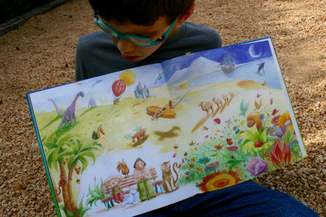 libro infantil imagina, sobre no aplastar y frustrar la imaginación infantil
