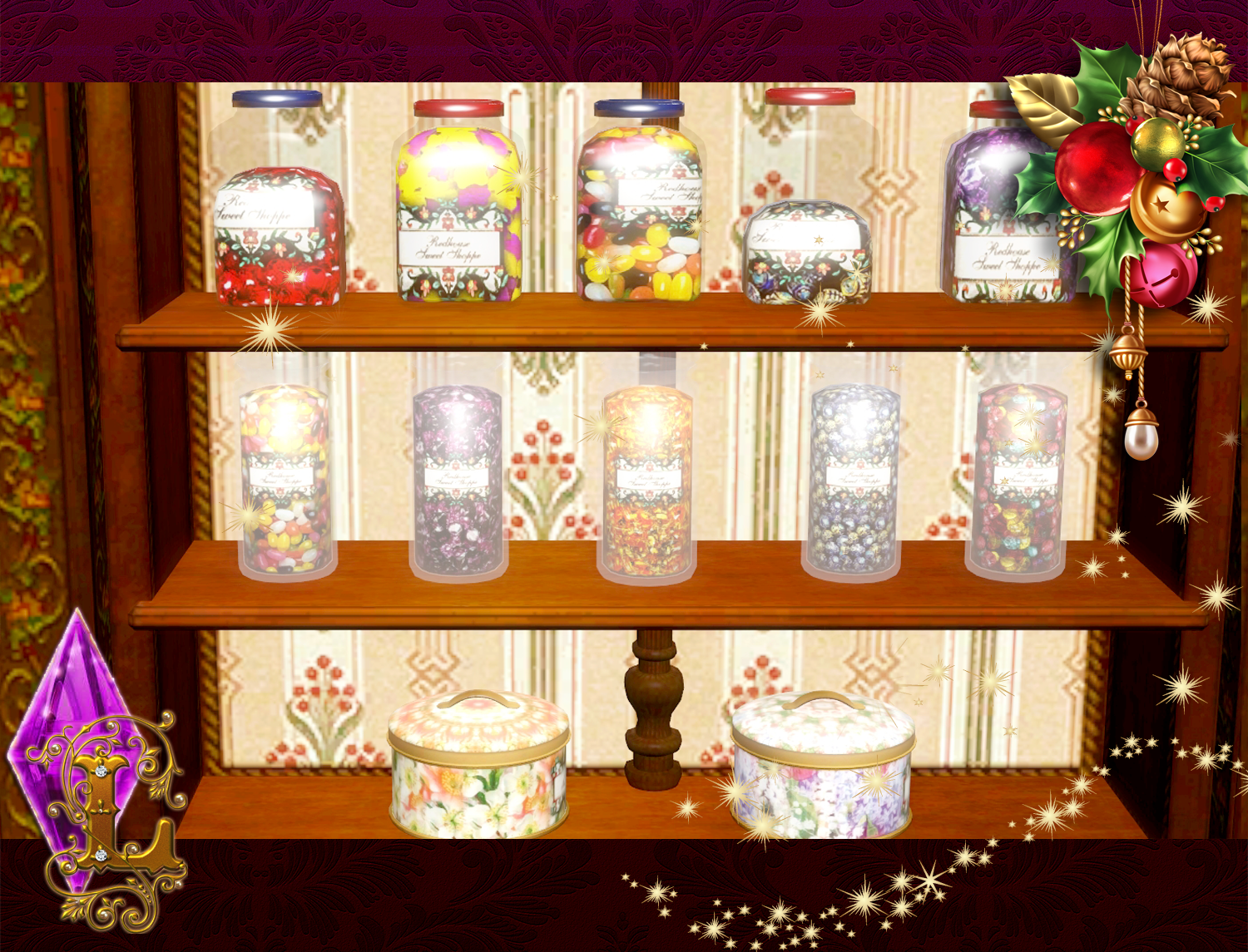 Ladesire's creative corner): Christmas Candy Shop by Ladesire