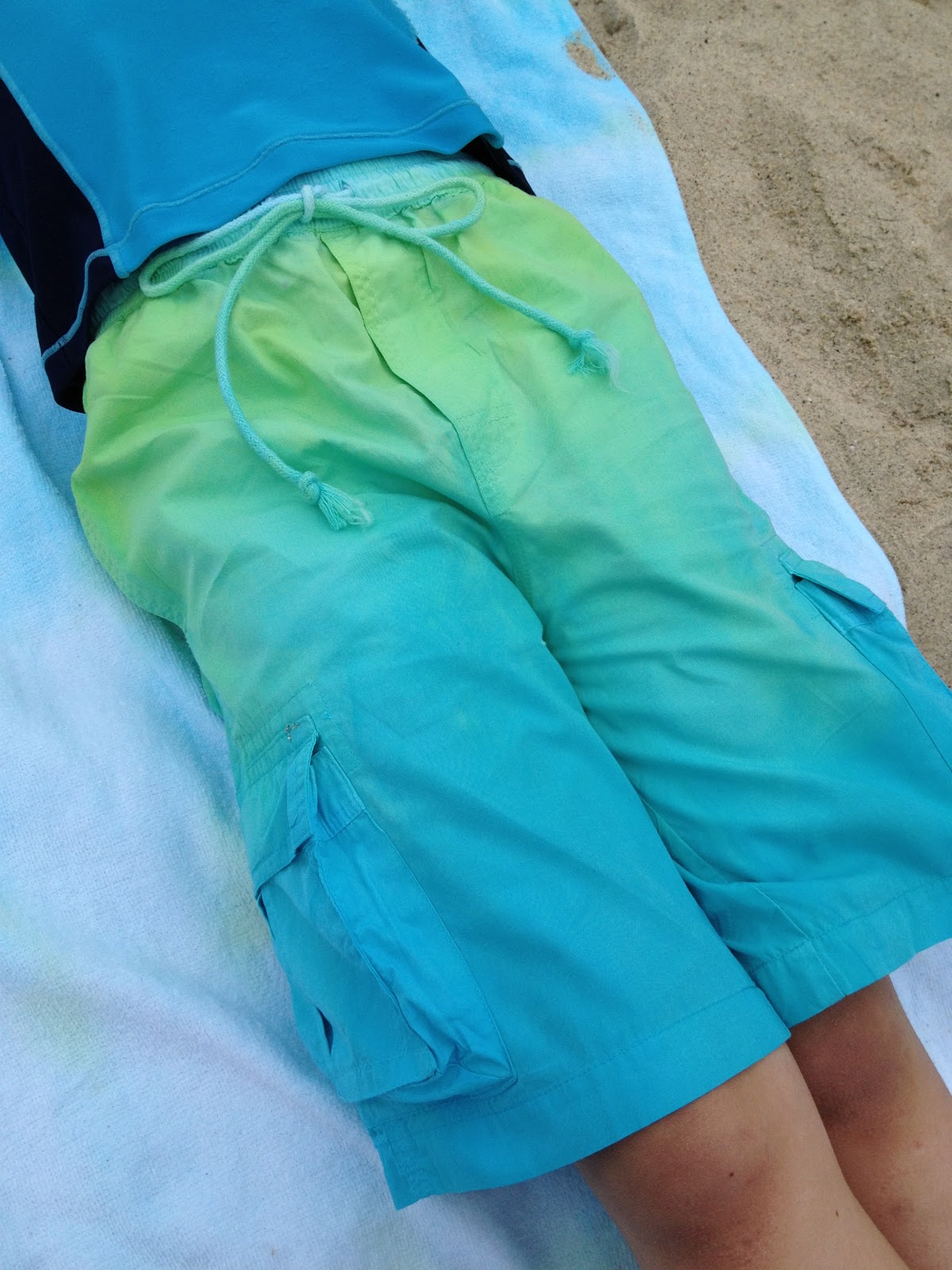 Ombre Swimsuit DIY Easy Summertime TieDye with Tulip