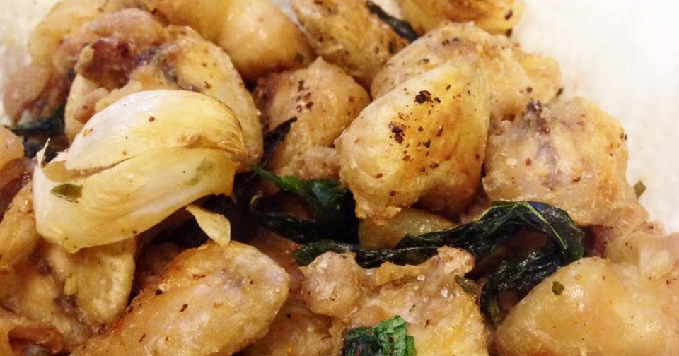 Fried Basil Chicken Tails by Sharon Yong‎