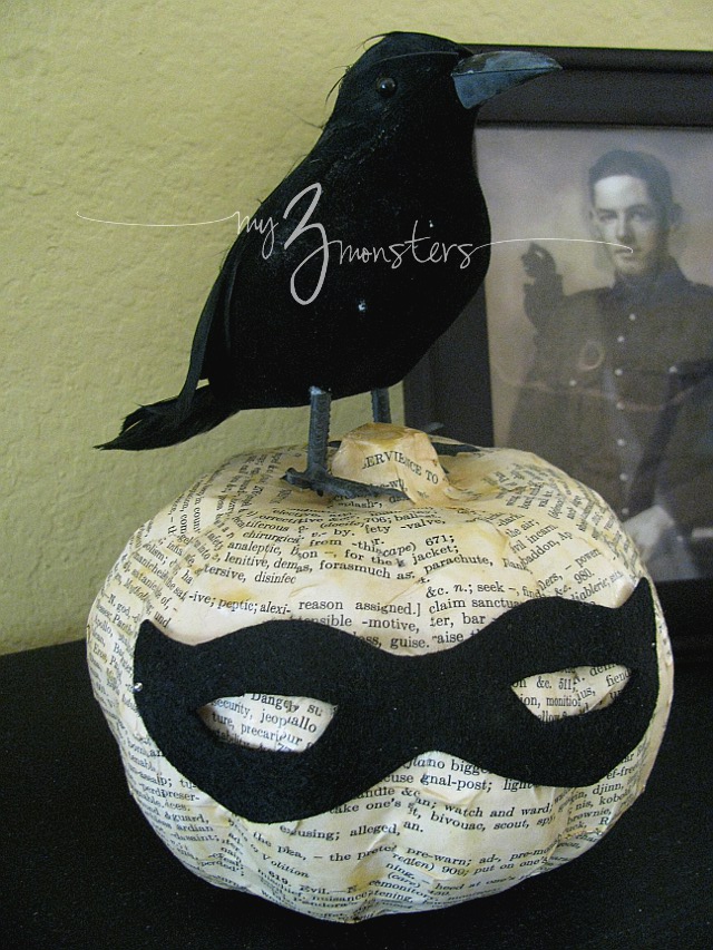 easy diy pumpkin projects DIY Poe-Inspired Raven Halloween Decor by / for Lolly Jane