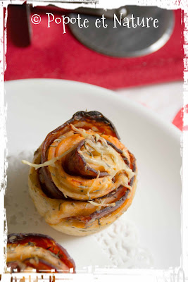 Fleurs de pizza au chorizo et au bacon © Popote et Nature