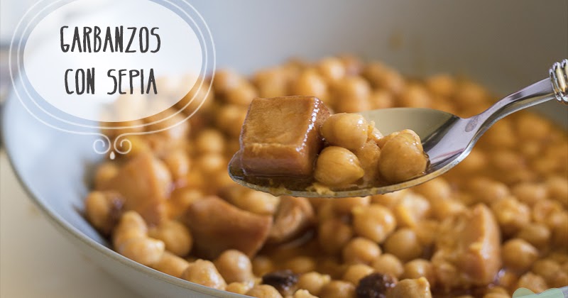 En la cocina de Sara: Garbanzos con sepia │ Slow cooker ... image of En la cocina de Sara: Garbanzos con sepia │ Slow cooker ...