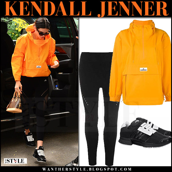 kendall orange adidas jacket