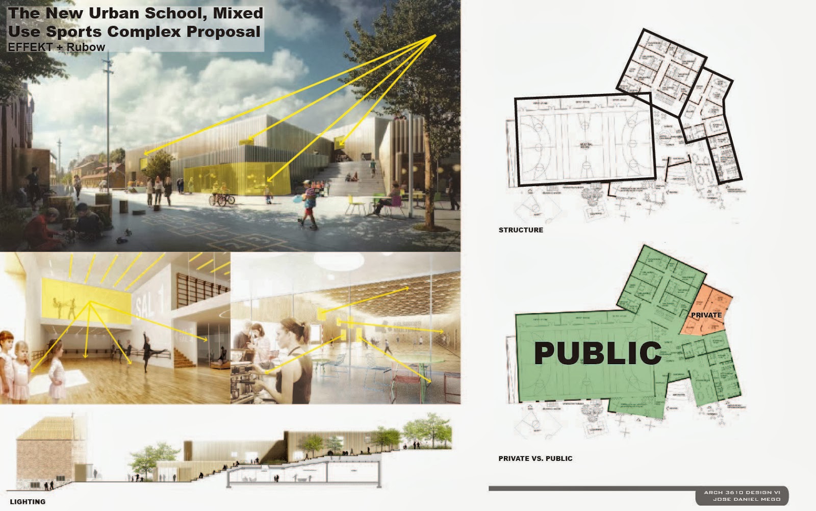 ARCH3610F13JMEGO: Precedents ( Lighting + Structure + Public vs. Private )