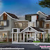 4200 square feet 5 bedroom sloping roof home design