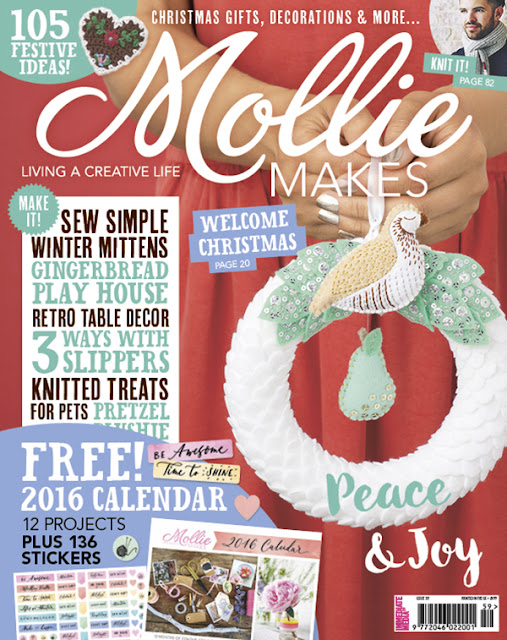 Bugs and Fishes by Lupin A Partridge & Pear Wreath for Mollie Makes