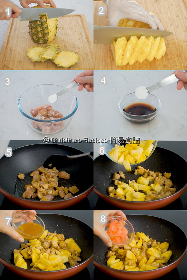 Pineapple Chicken Stir Fry Procedures