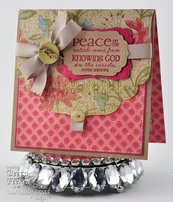 Our Daily Bread designs "Peace - the Full of Grace Collection" Designer Becca Feeken