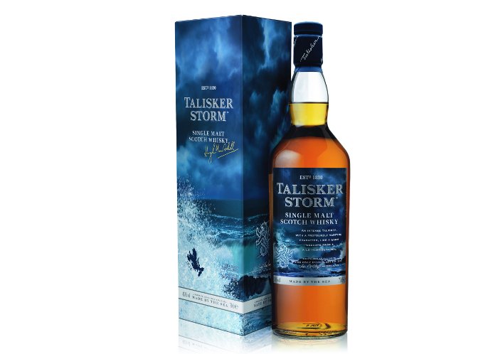 Il nuovo single malt whisky Talisker Storm della distilleria Talisker dell'isola di Skye