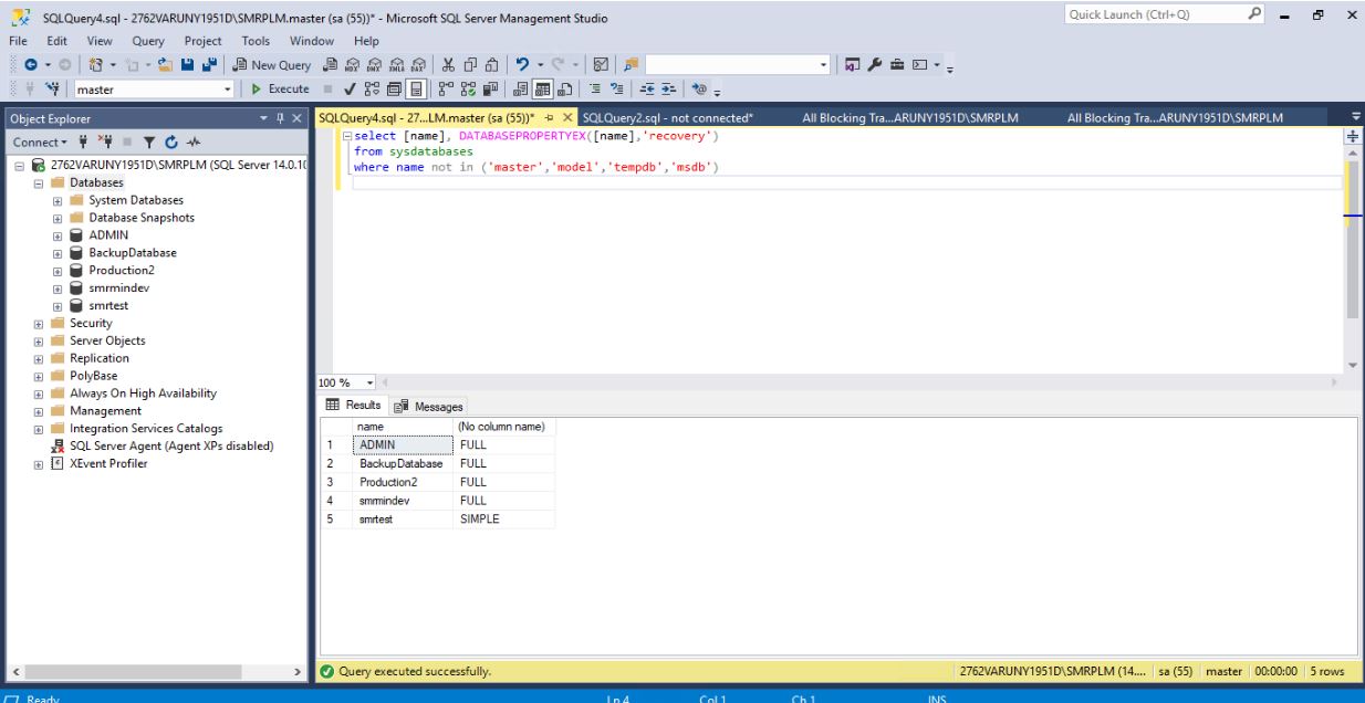 Oracle Database Commands and Practical Examples: Query to check ...