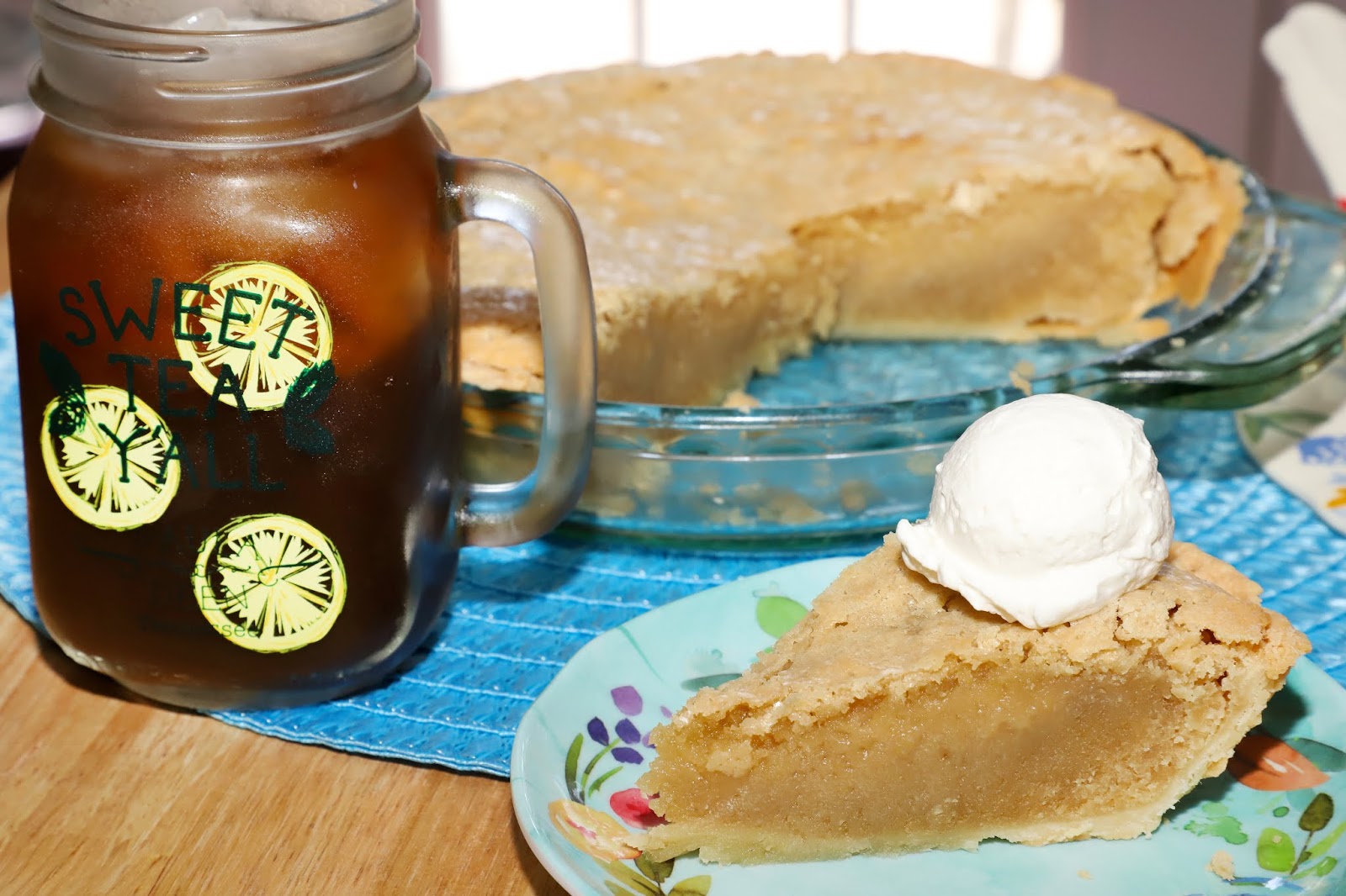 For the Love of Food Texas Sweet Tea Pie SummerDessertWeek