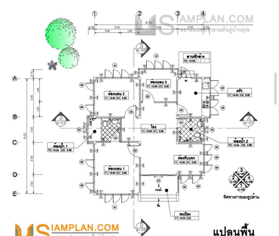 Looking for a one storey house plan for 600K Pesos or 400K Thai Baht above? We have a range of 2 & 3 bedrooms one storey house plans to choose from, all priced above 600K Pesos which you can view below.
