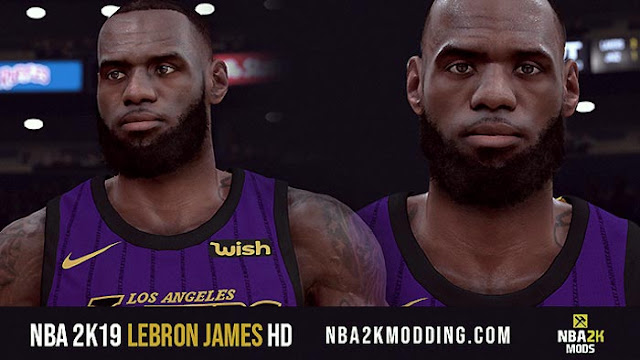 NBA 2K14 LeBron James HD Face Texture V11 NBA 2K14 LeBron James HD Face Texture V11