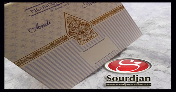 Undangan Pernikahan Hardcover Wayang; Sourdjan Undangan