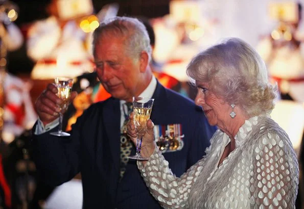 The Duke and Duchess of Cornwall attended a reception at the Prime Minister's residence